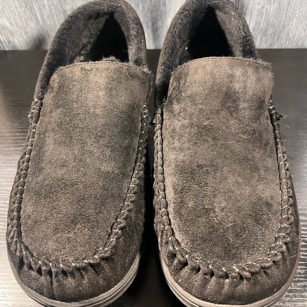 Skechers Men's Black Suede Loafers
